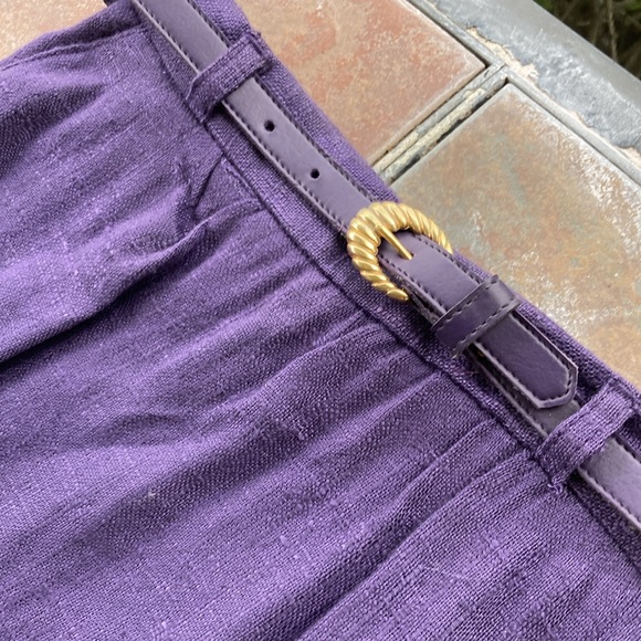 Vintage 90s Purple Pencil Skirt - Picture 2 of 8